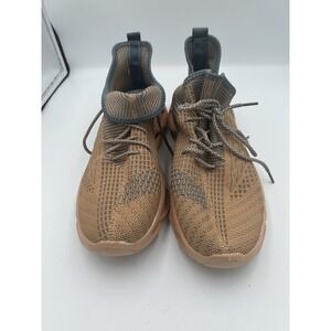 K-Ceak Men's Sneakers walking tan, orange, gray  size 45    11 - 11.5
